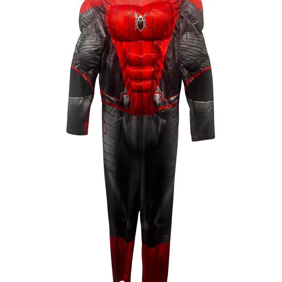 Spider Man Costume Boys Size 7/8 Complete Set Mask & Gloves - Picture 2 of 10